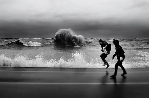 Sandy Hits Chicago